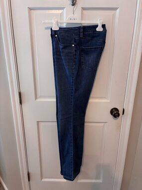 INC International Concepts mid rise bootleg jeans, size 12